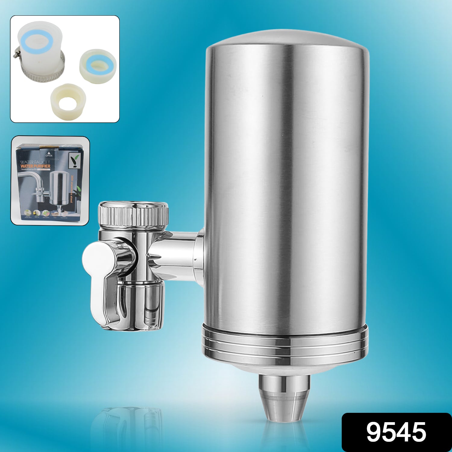 304 Stainless  Steel Faucet Mount Water Filter Water Purifier (1 Set) 304 Stainless  Steel Faucet Mount Water Filter Water Purifier (1 Set)
